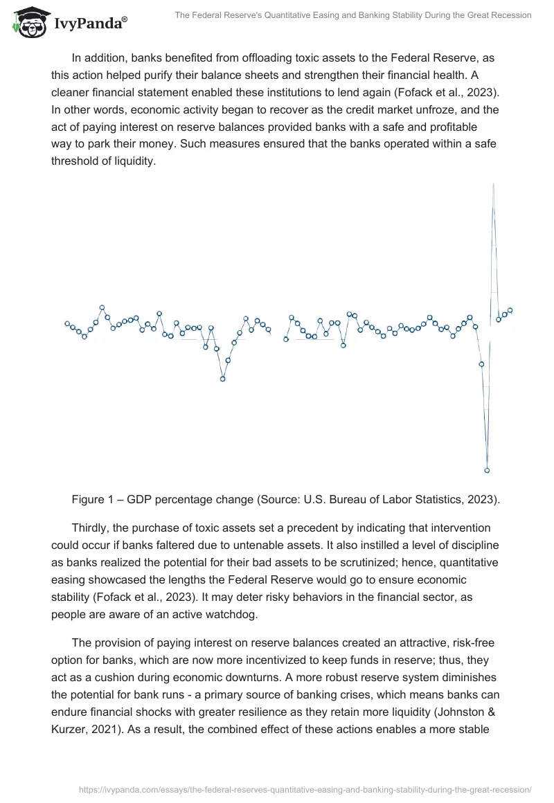 The Federal Reserve's Quantitative Easing and Banking Stability During the Great Recession. Page 2