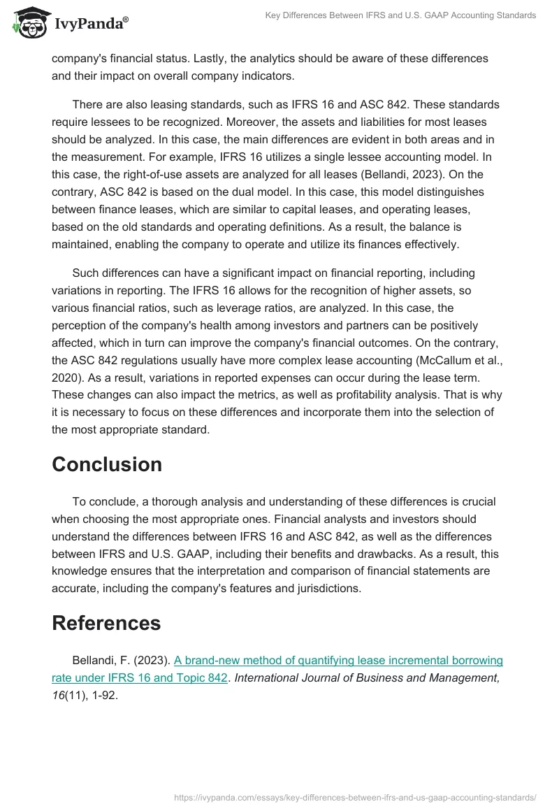 Key Differences Between IFRS and U.S. GAAP Accounting Standards. Page 2