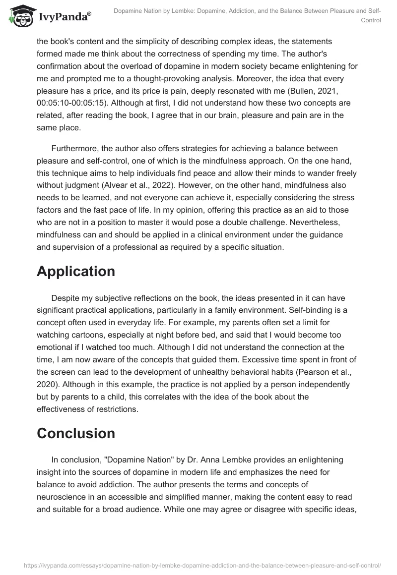 Dopamine Nation by Lembke: Dopamine, Addiction, and the Balance Between Pleasure and Self-Control. Page 2