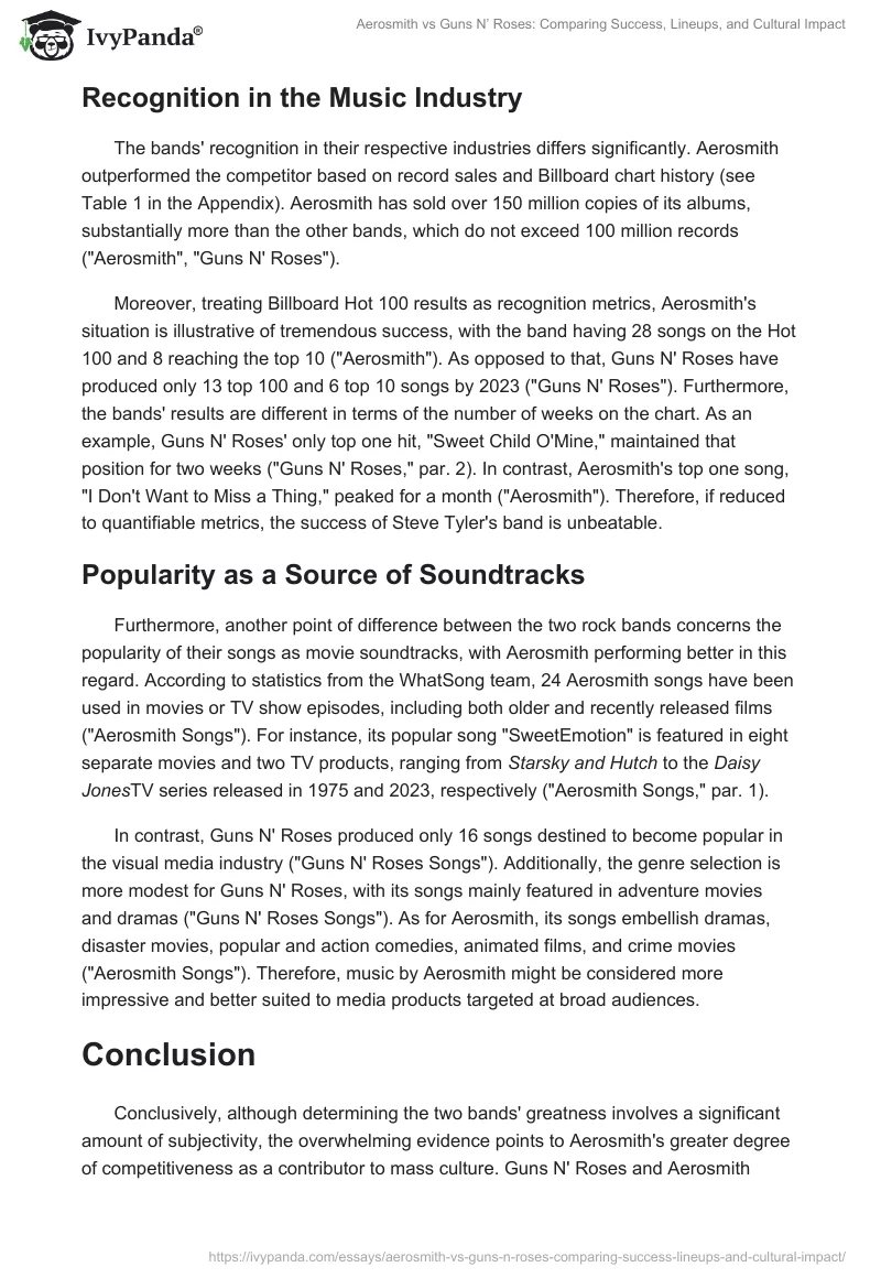 Aerosmith vs Guns N’ Roses: Comparing Success, Lineups, and Cultural Impact. Page 2