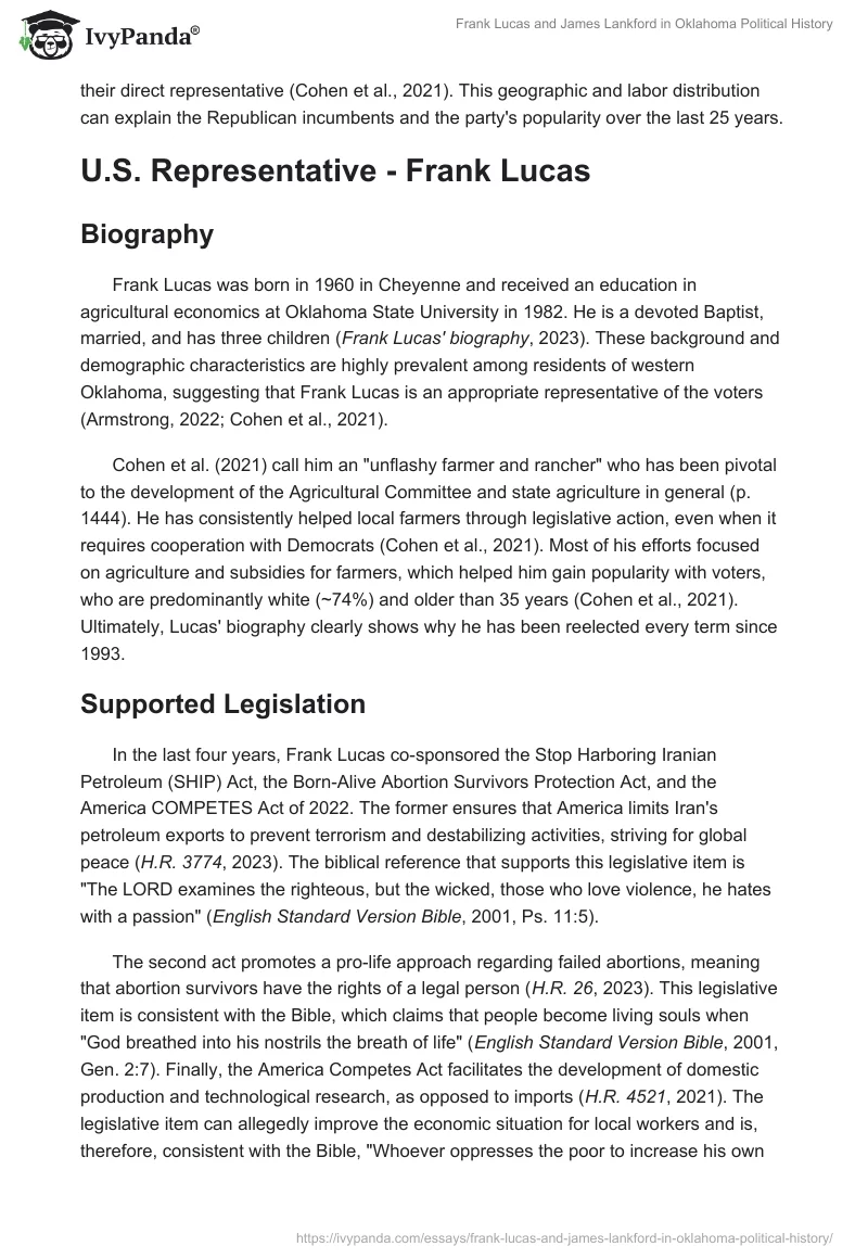 Frank Lucas and James Lankford in Oklahoma Political History. Page 2