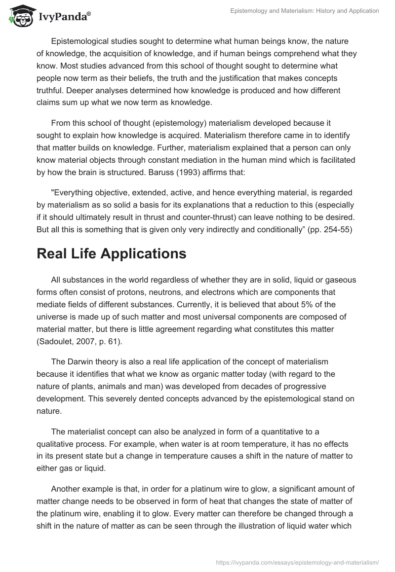 Epistemology and Materialism: History and Application. Page 2