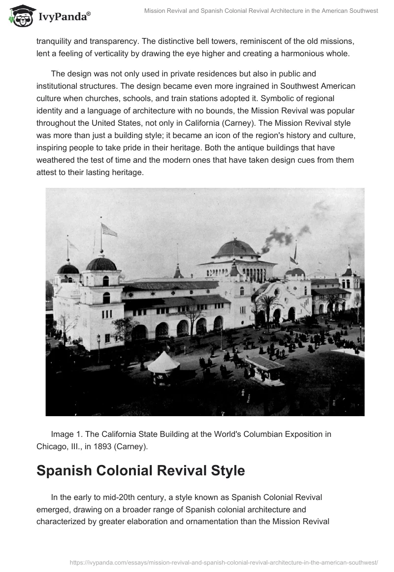 Mission Revival and Spanish Colonial Revival Architecture in the American Southwest. Page 2