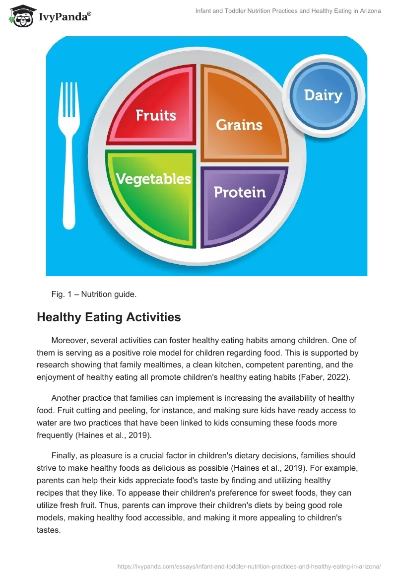 Infant and Toddler Nutrition Practices and Healthy Eating in Arizona. Page 2
