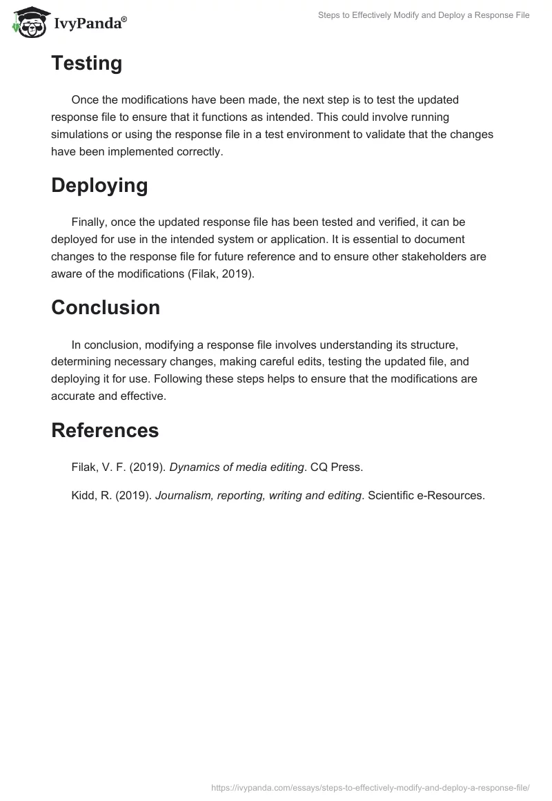 Steps to Effectively Modify and Deploy a Response File. Page 2