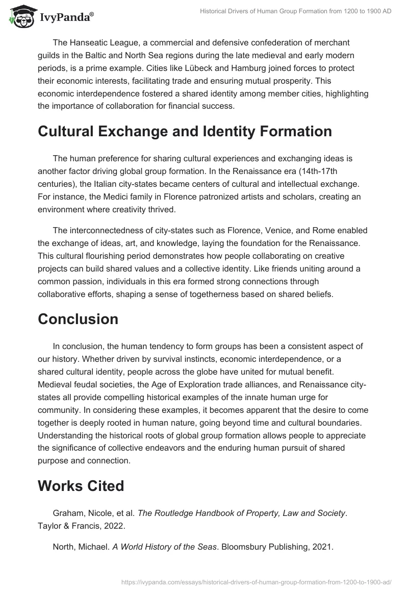 Historical Drivers of Human Group Formation from 1200 to 1900 AD. Page 2