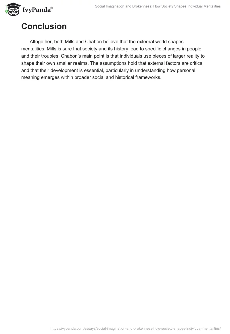Social Imagination and Brokenness: How Society Shapes Individual Mentalities. Page 2