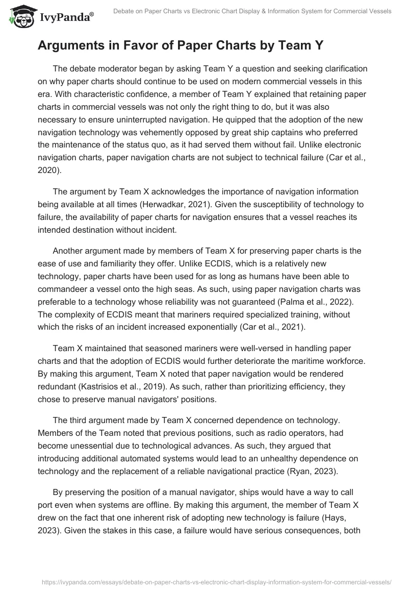 Debate on Paper Charts vs Electronic Chart Display & Information System for Commercial Vessels. Page 2