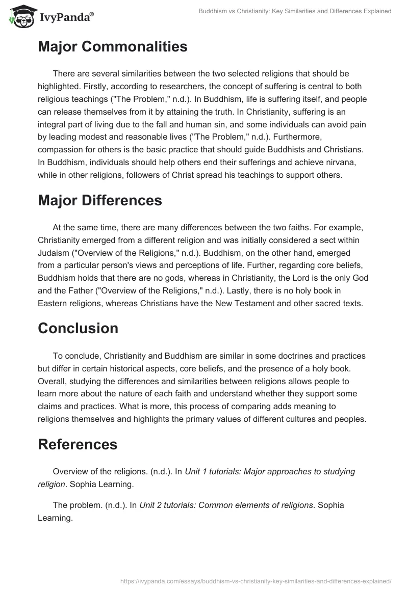 Buddhism vs Christianity: Key Similarities and Differences Explained. Page 2