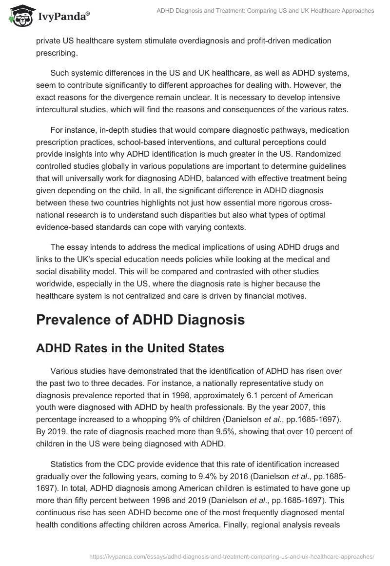 ADHD Diagnosis and Treatment: Comparing US and UK Healthcare Approaches. Page 2
