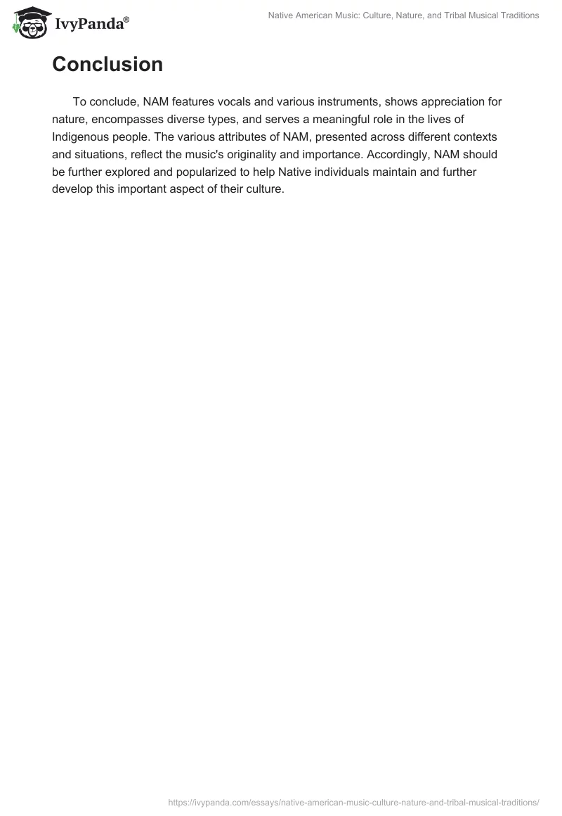 Native American Music: Culture, Nature, and Tribal Musical Traditions. Page 2