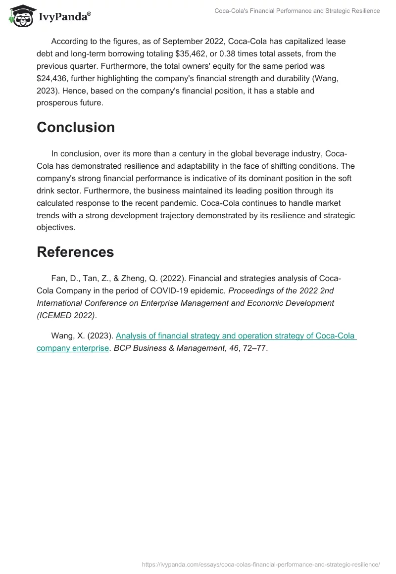Coca-Cola's Financial Performance and Strategic Resilience. Page 2