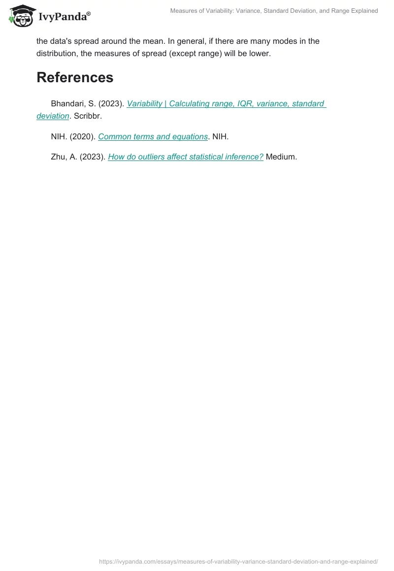 Measures of Variability: Variance, Standard Deviation, and Range Explained. Page 2