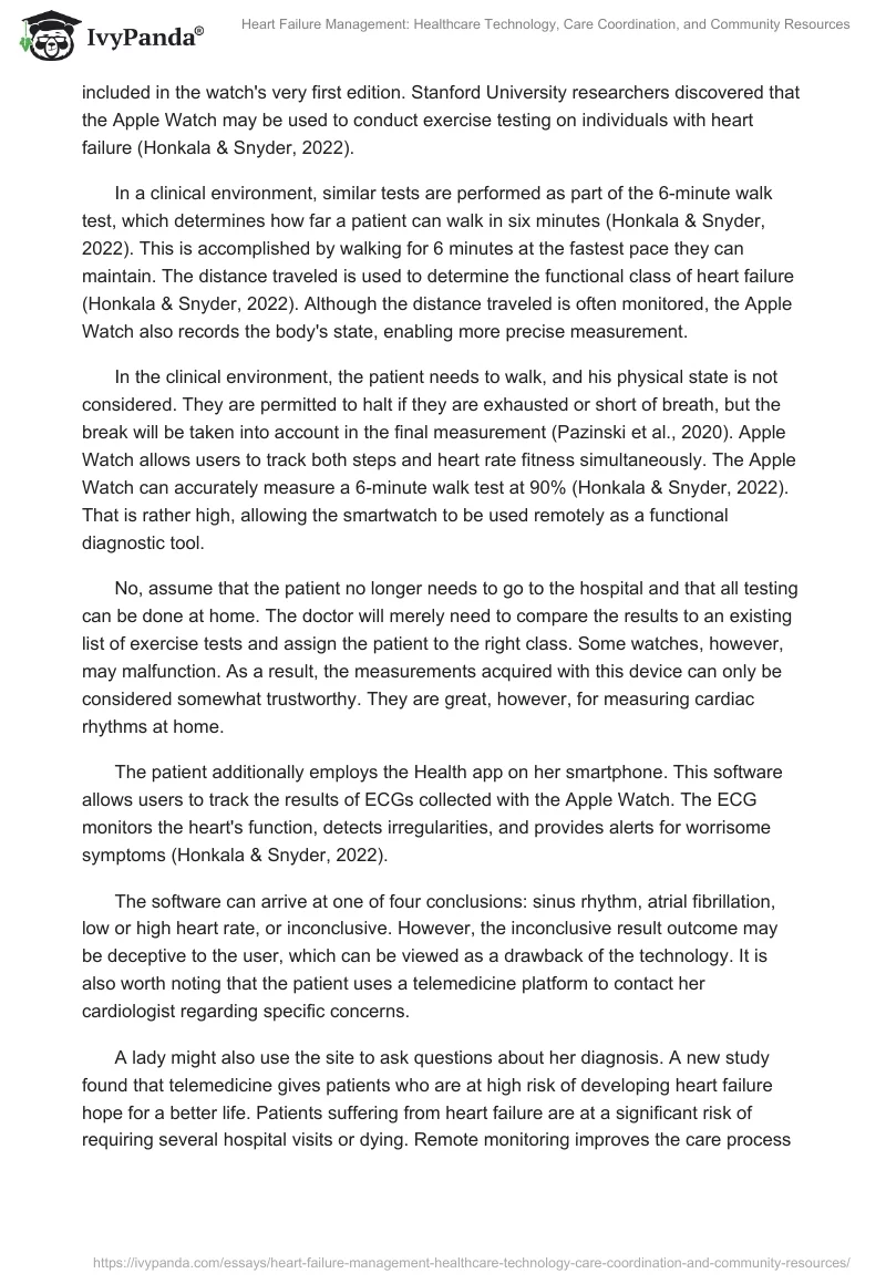 Heart Failure Management: Healthcare Technology, Care Coordination, and Community Resources. Page 2