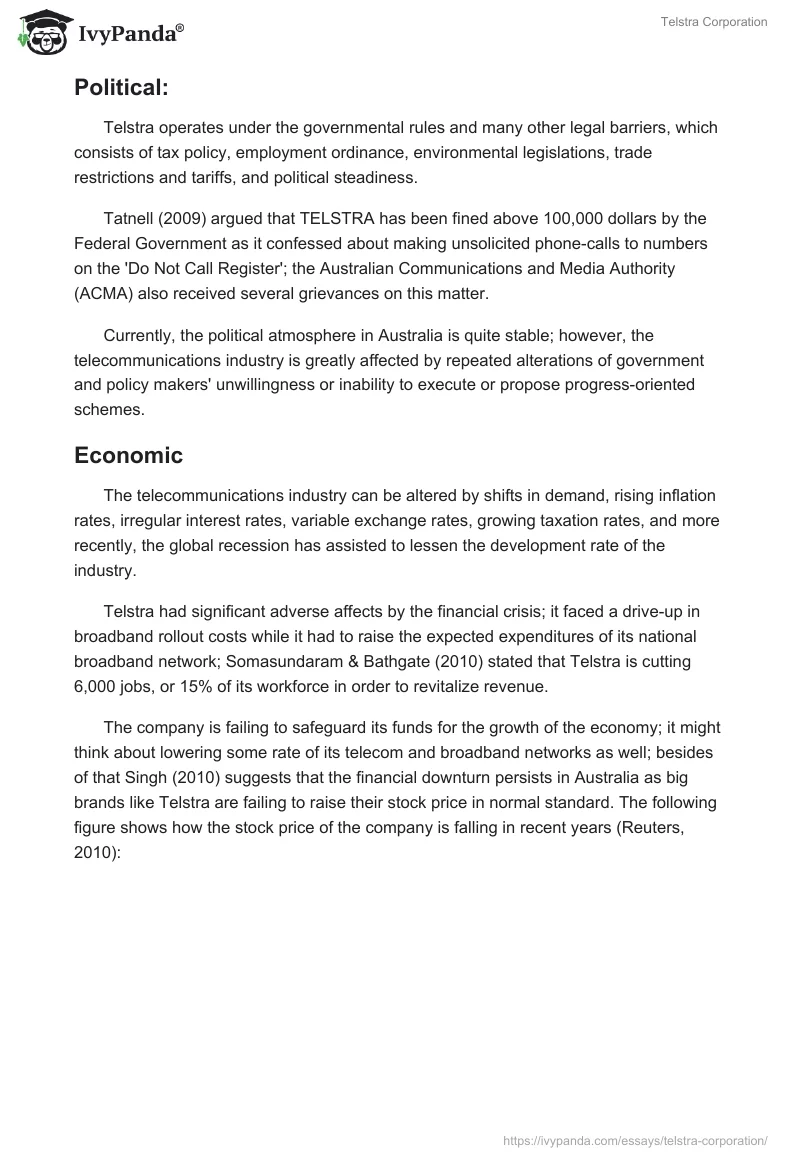 Telstra Corporation. Page 3