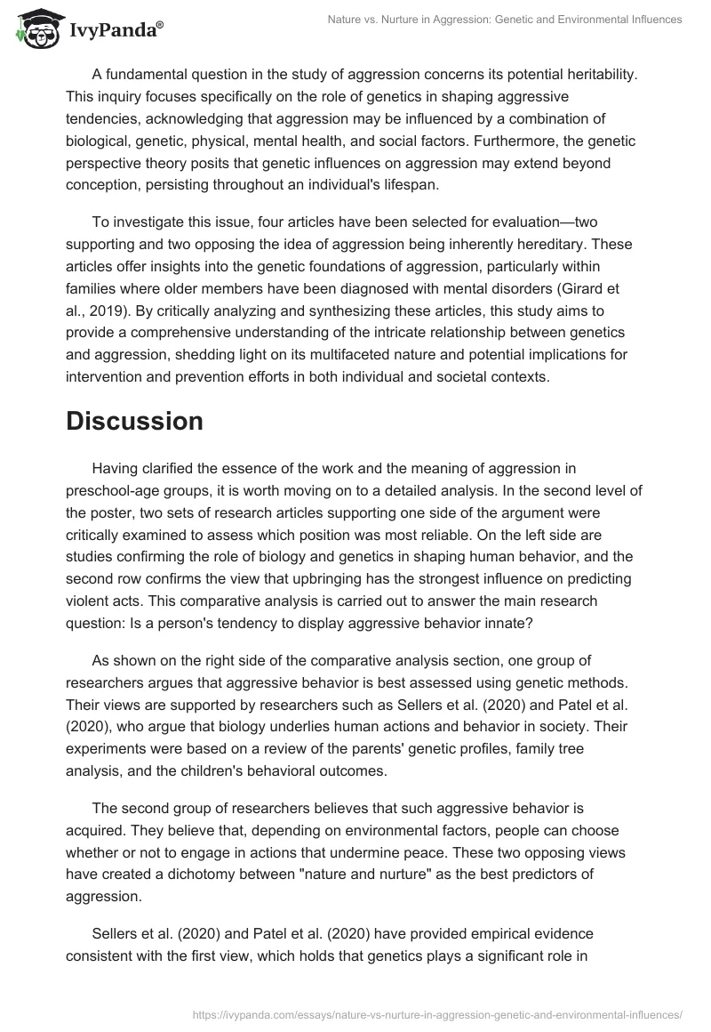 Nature vs. Nurture in Aggression: Genetic and Environmental Influences. Page 2