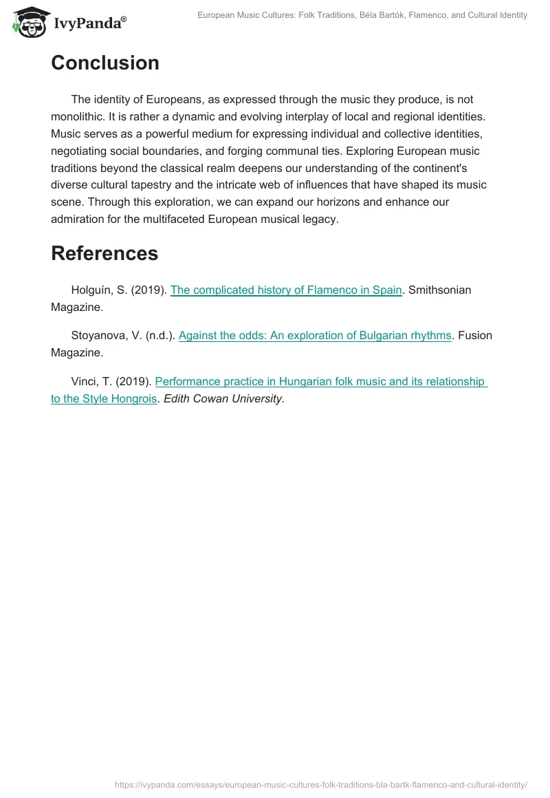 European Music Cultures: Folk Traditions, Béla Bartók, Flamenco, and Cultural Identity. Page 2