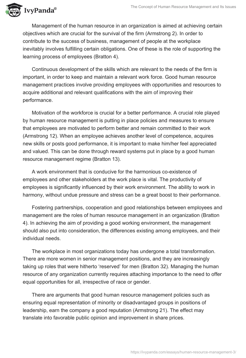 The Concept of Human Resource Management and Its Issues. Page 2
