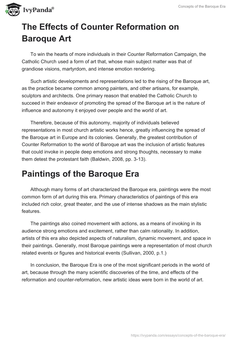 Concepts of the Baroque Era. Page 3