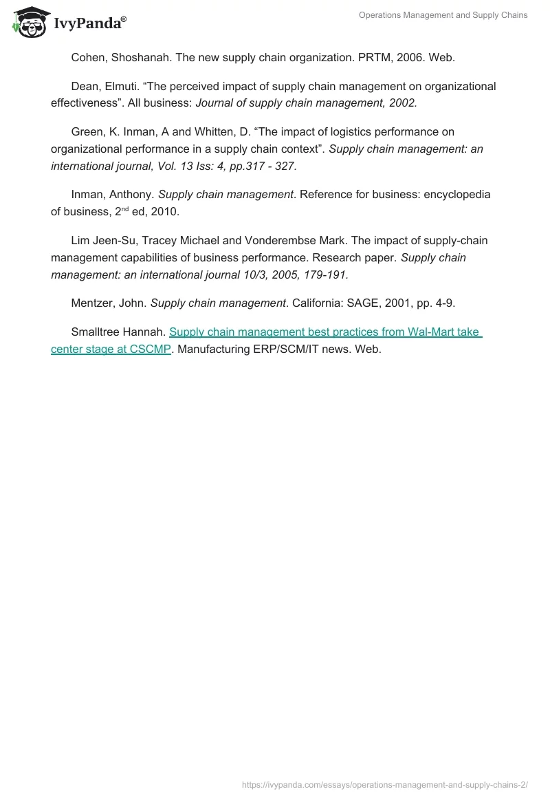Operations Management and Supply Chains. Page 3