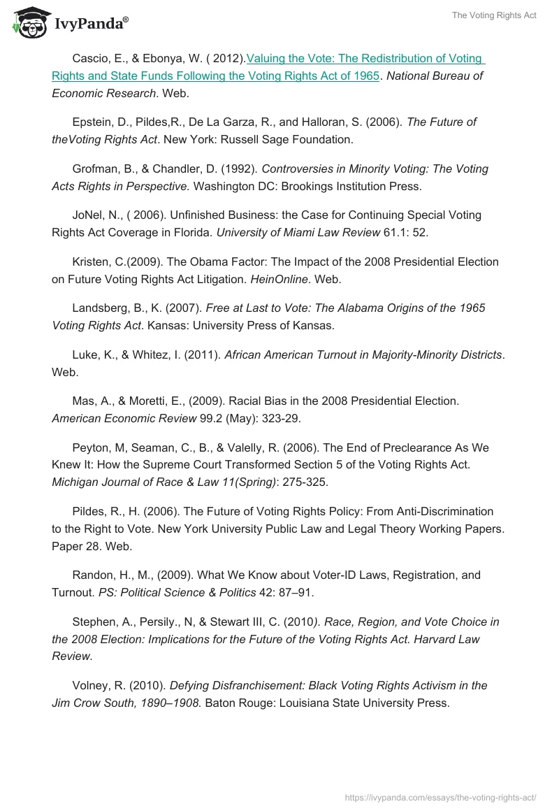 The Voting Rights Act. Page 4