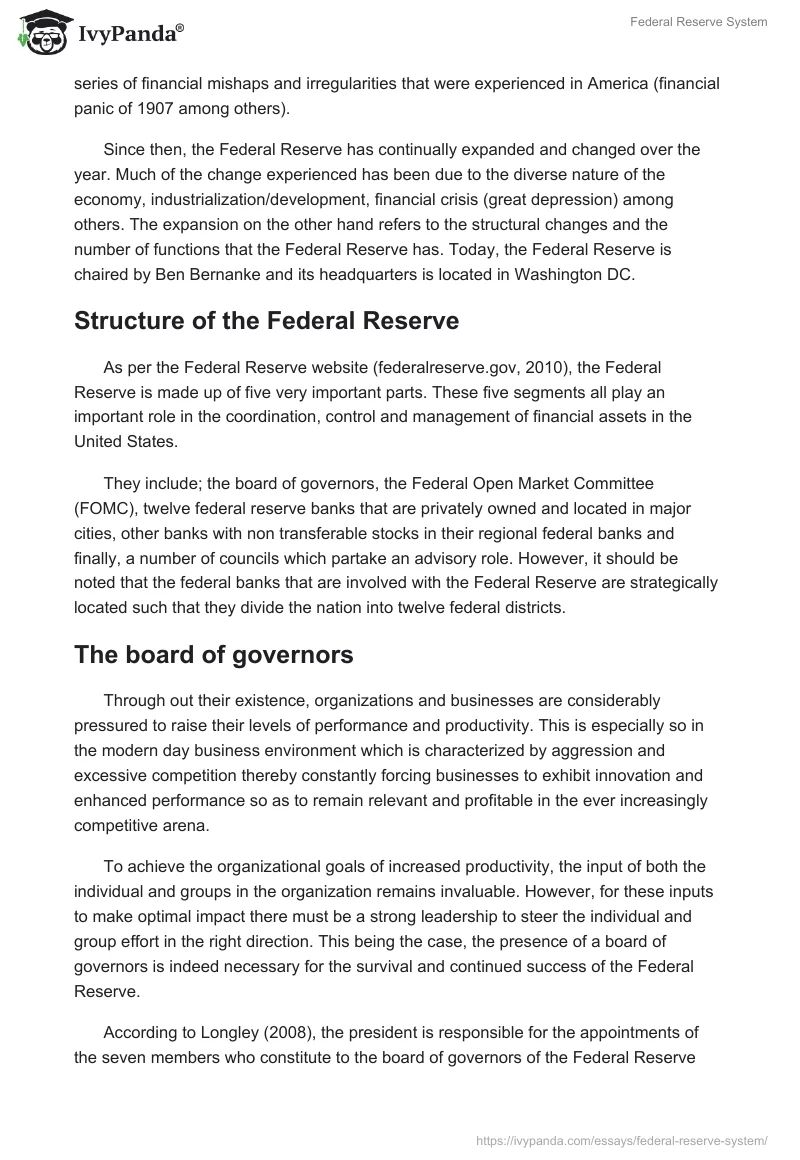 Federal Reserve System. Page 2