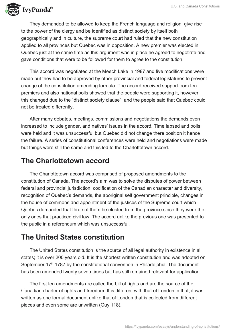 U.S. and Canada Constitutions. Page 4
