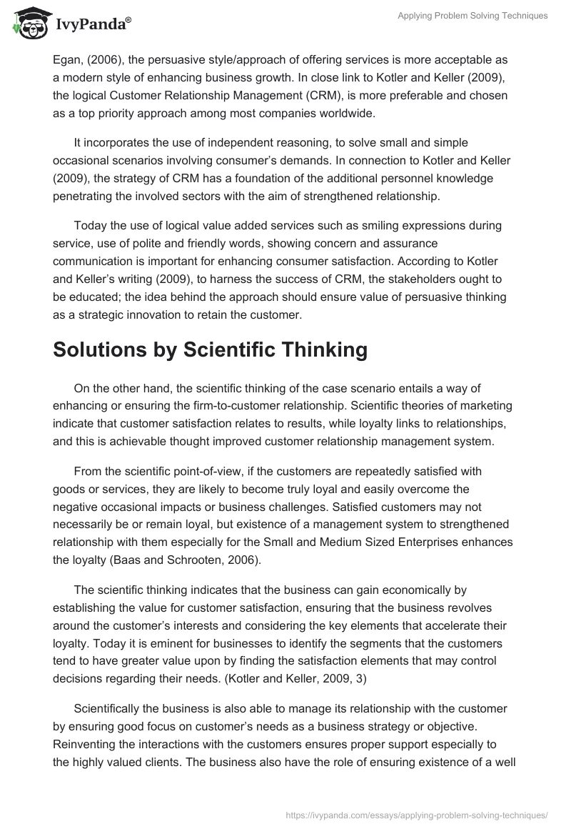 Applying Problem Solving Techniques. Page 2