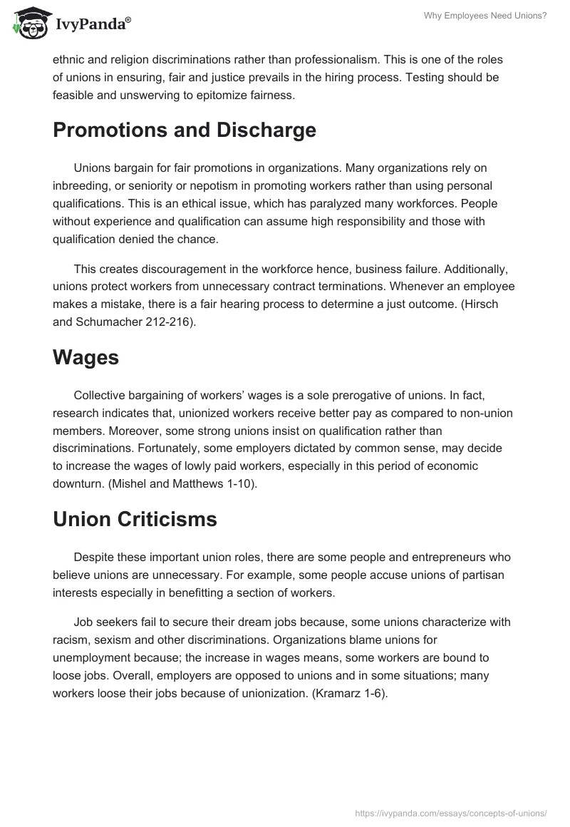 Why Employees Need Unions?. Page 4