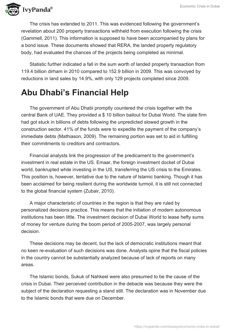 Economic Crisis in Dubai. Page 4