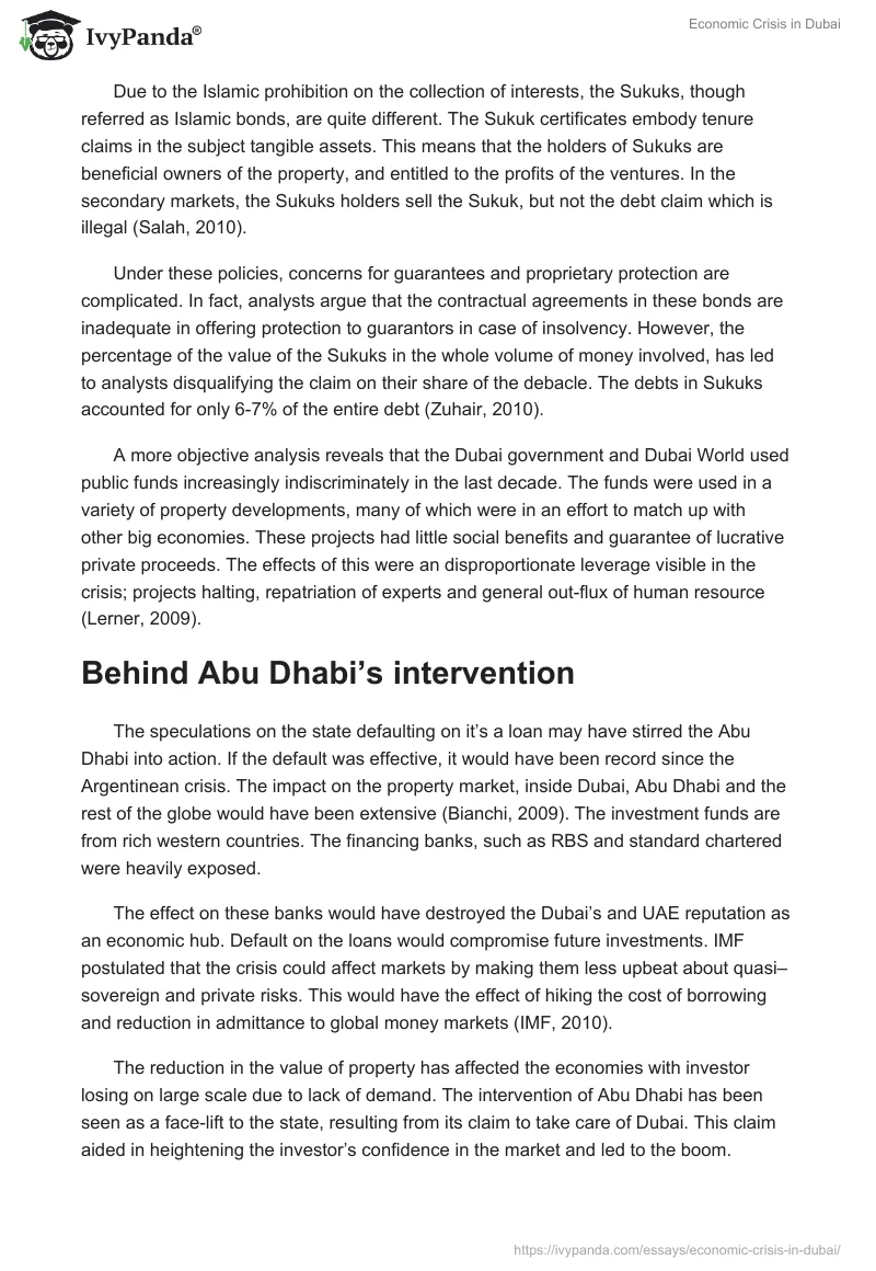 Economic Crisis in Dubai. Page 5
