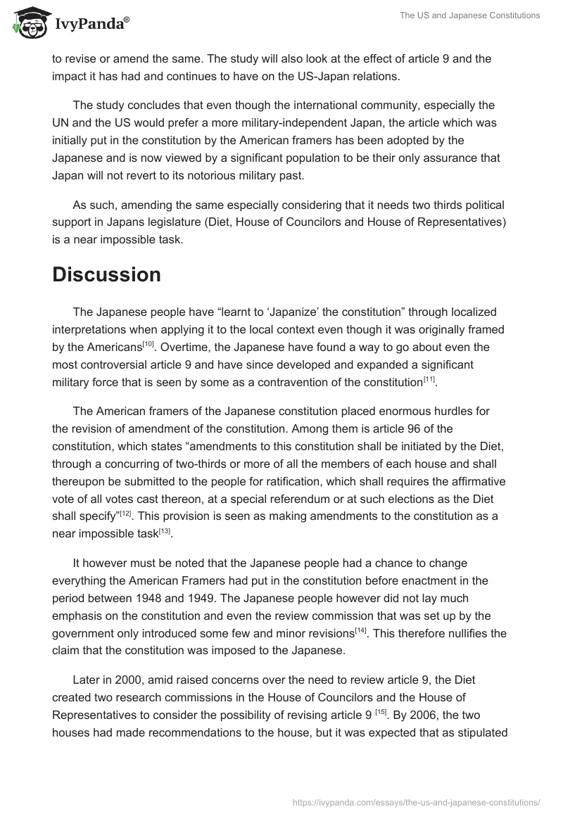 The US and Japanese Constitutions. Page 3