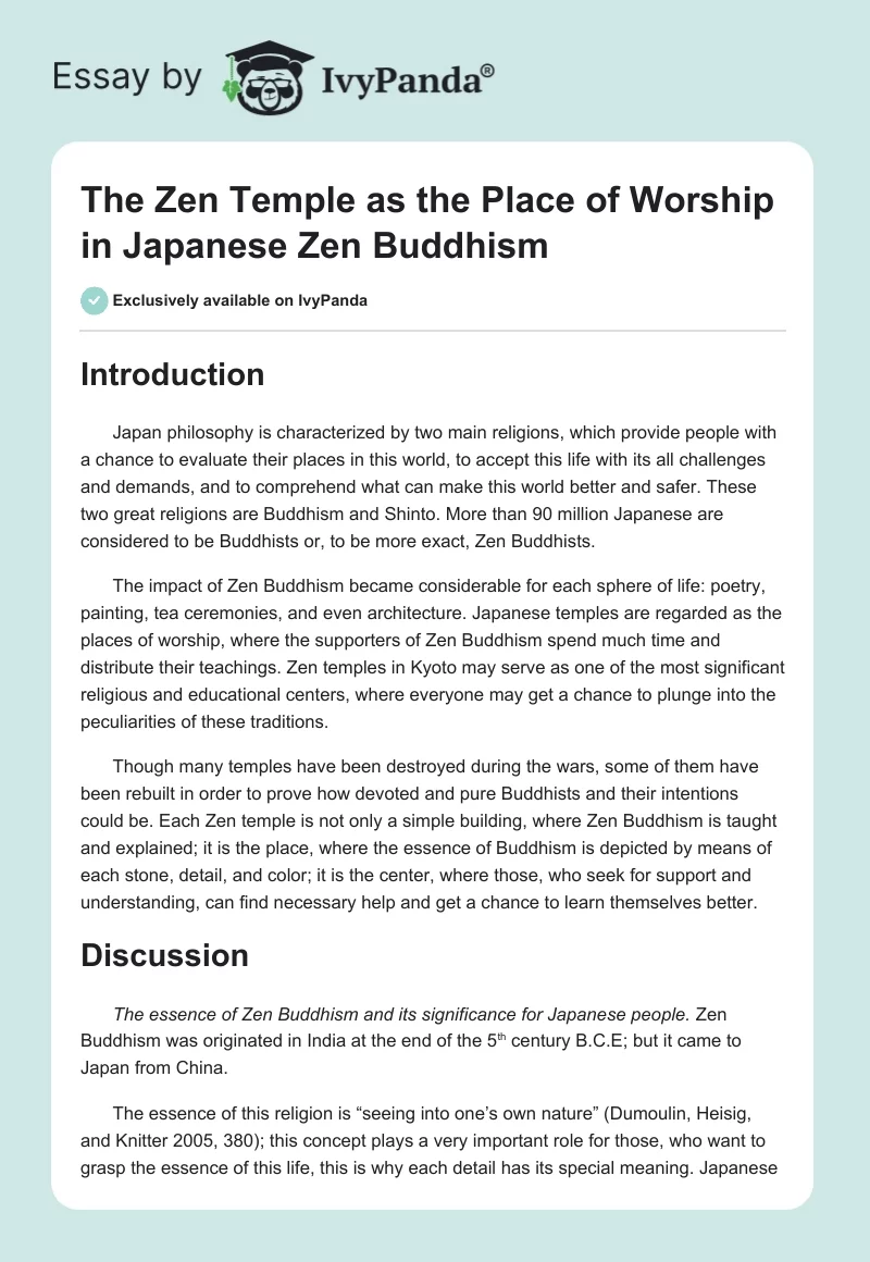 essays in zen buddhism