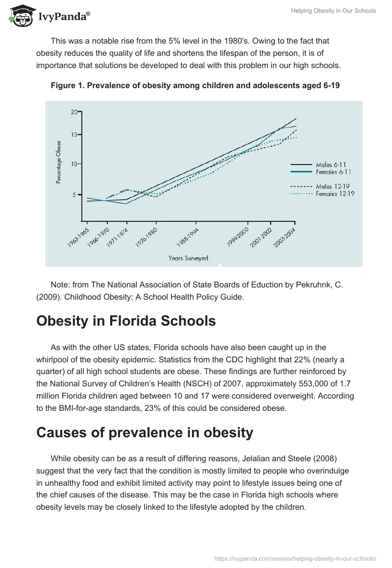 Helping Obesity in Our Schools. Page 2