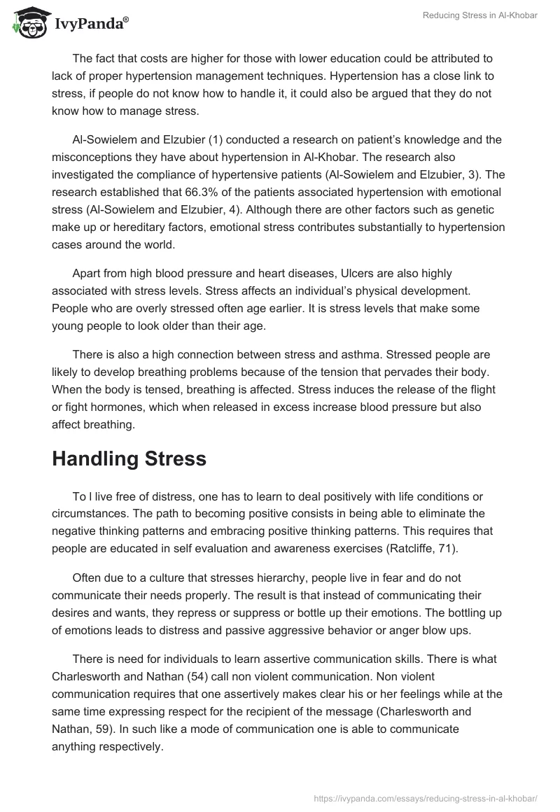 Reducing Stress in Al-Khobar. Page 4