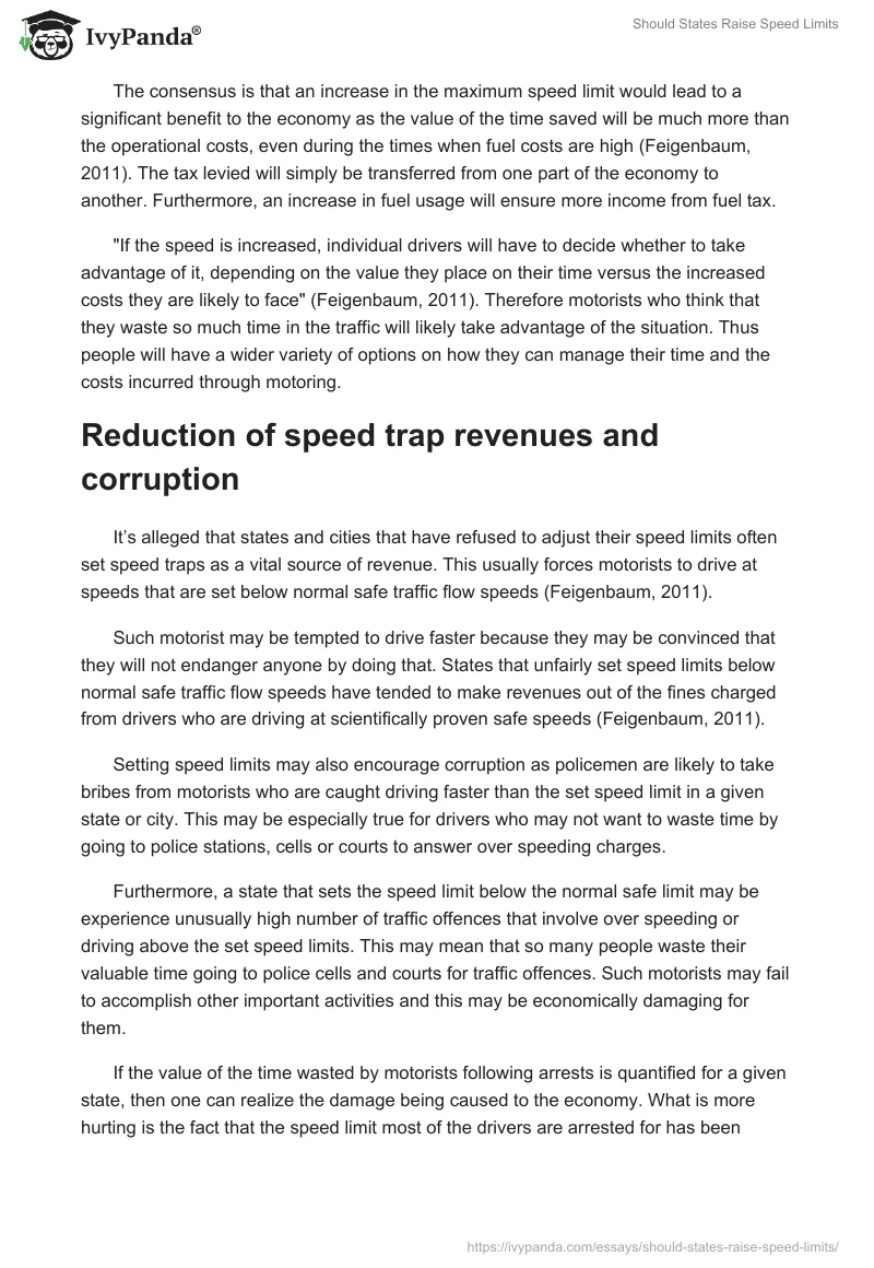 Should States Raise Speed Limits. Page 4