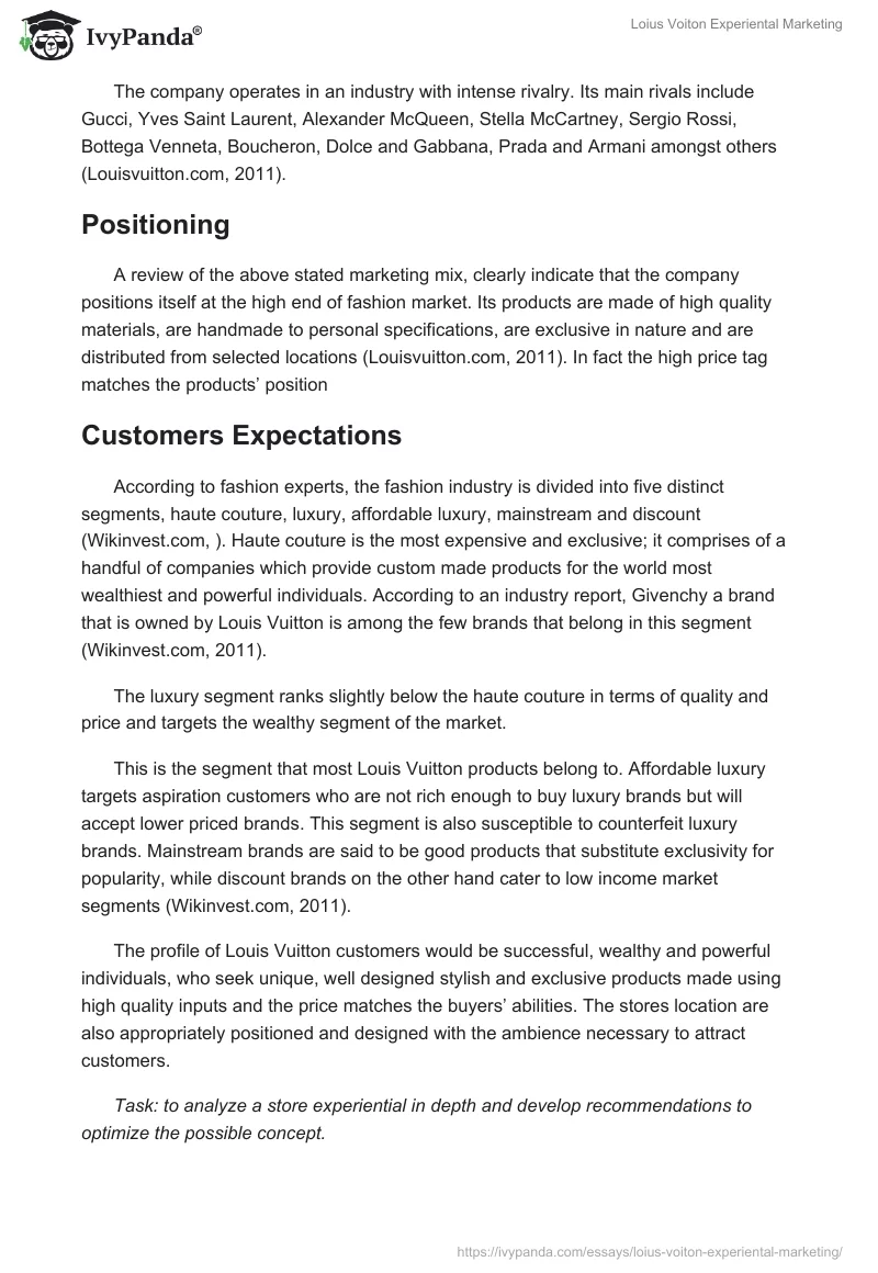 Loius Voiton Experiental Marketing. Page 4