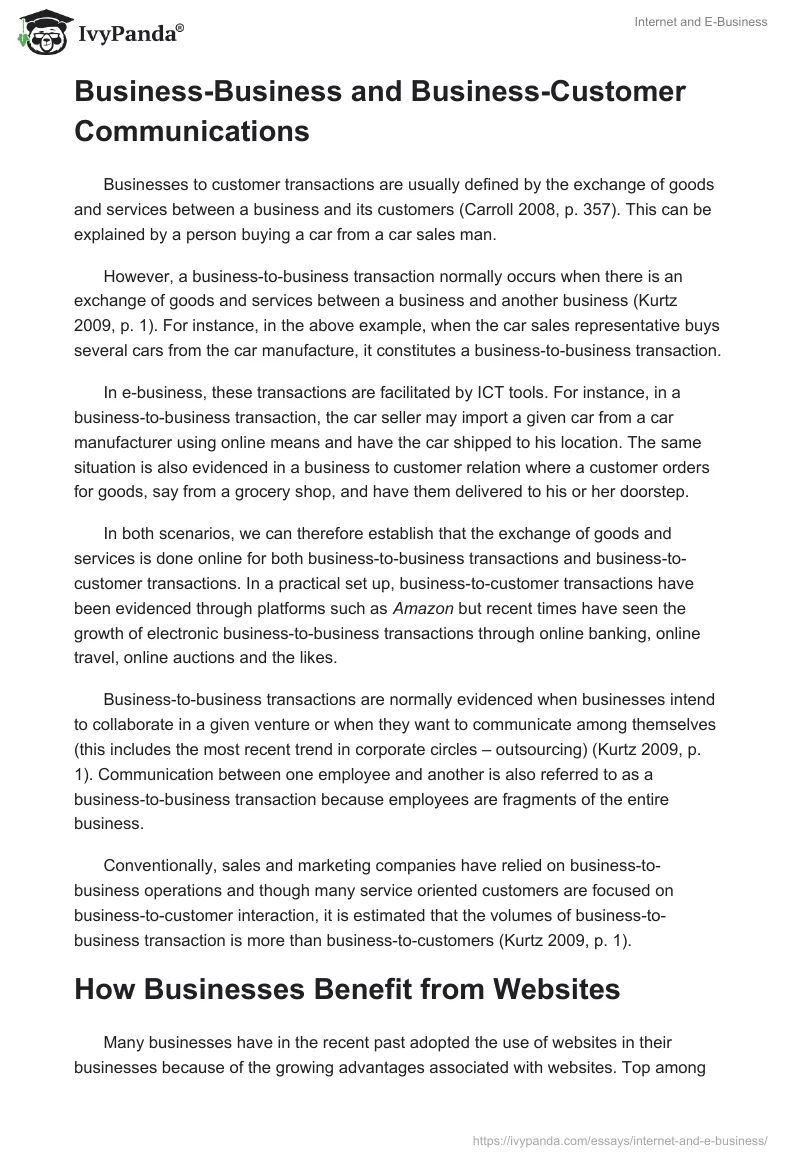 Internet and E-Business. Page 3