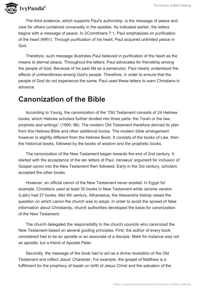 The History of Bible Making. Page 5