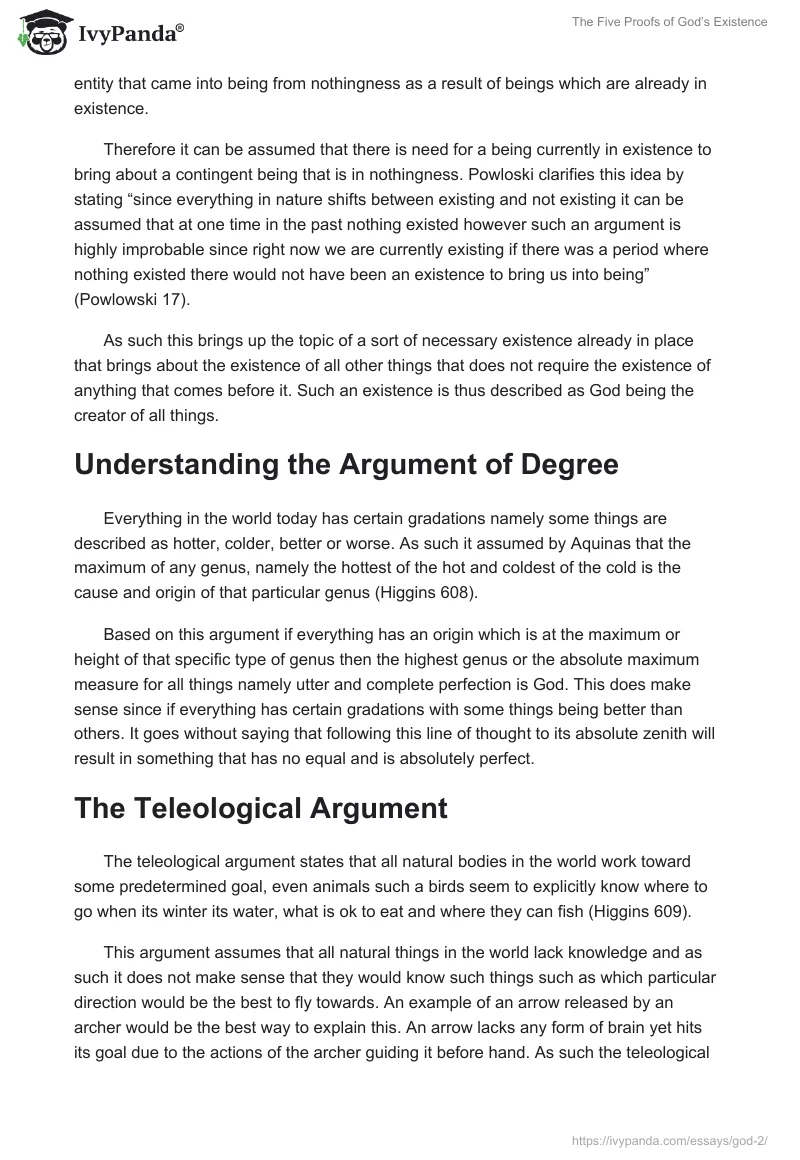 The Five Proofs of God’s Existence. Page 4