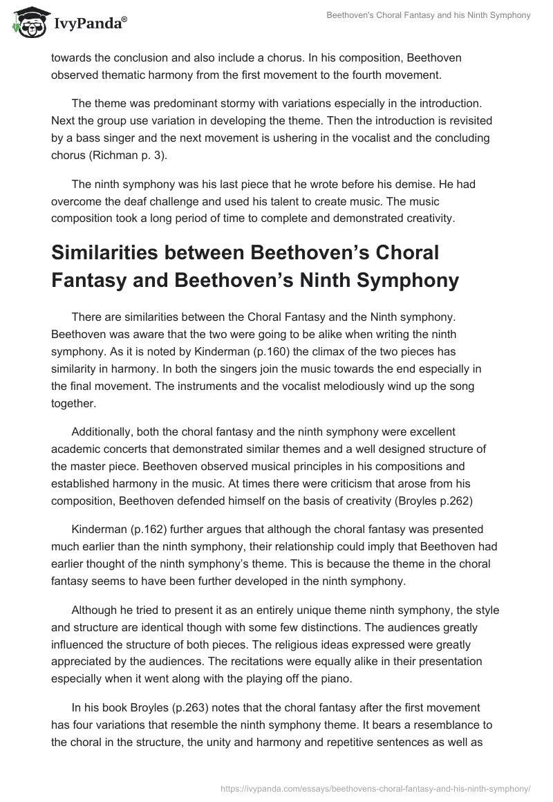 Beethoven's Choral Fantasy and His Ninth Symphony. Page 3