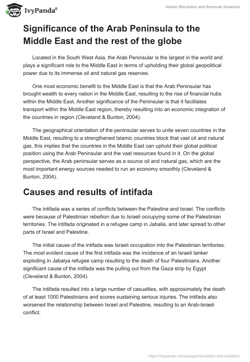 Islamic Revolution and American Invasions. Page 3