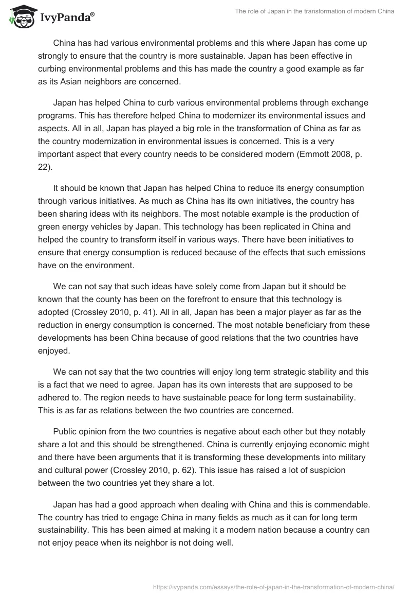 The Role of Japan in the Transformation of Modern China. Page 3