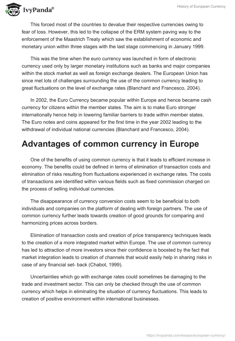 History of European Currency. Page 3