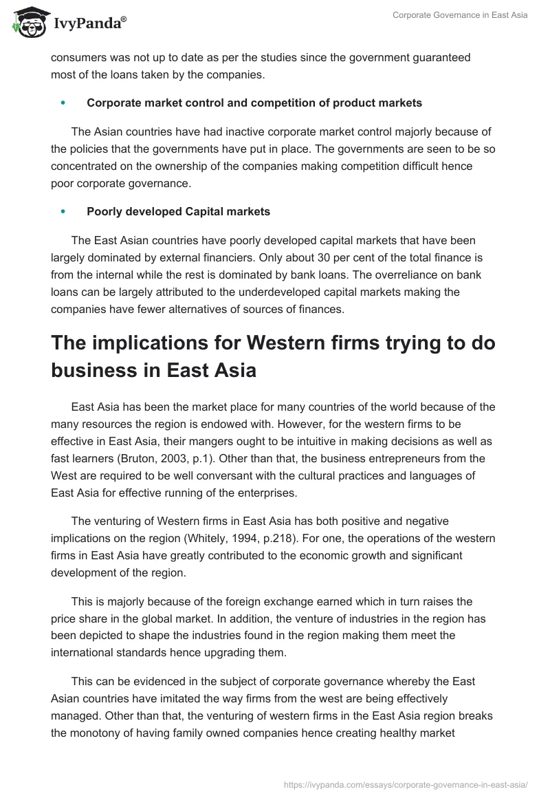 Corporate Governance in East Asia. Page 3