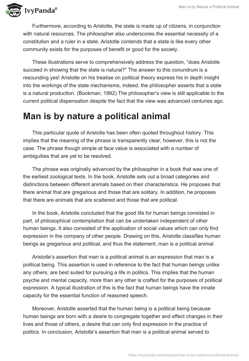 Man is by Nature a Political Animal. Page 5