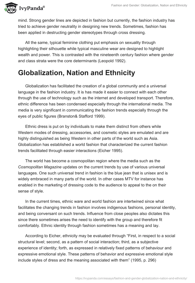 Fashion and Gender: Globalization, Nation and Ethnicity. Page 4