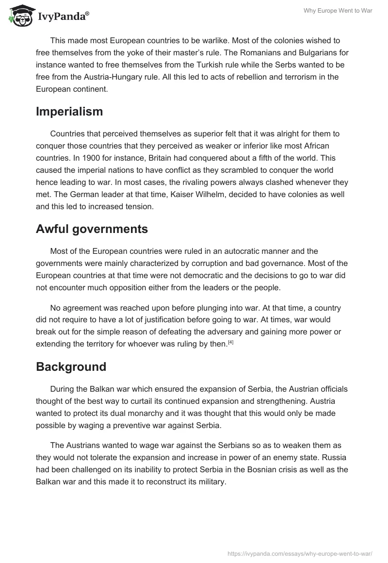 Why Europe Went to War. Page 3