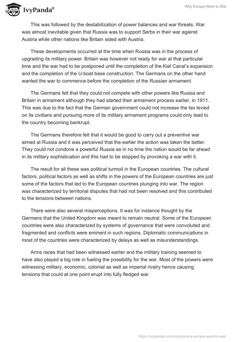 Why Europe Went to War. Page 4