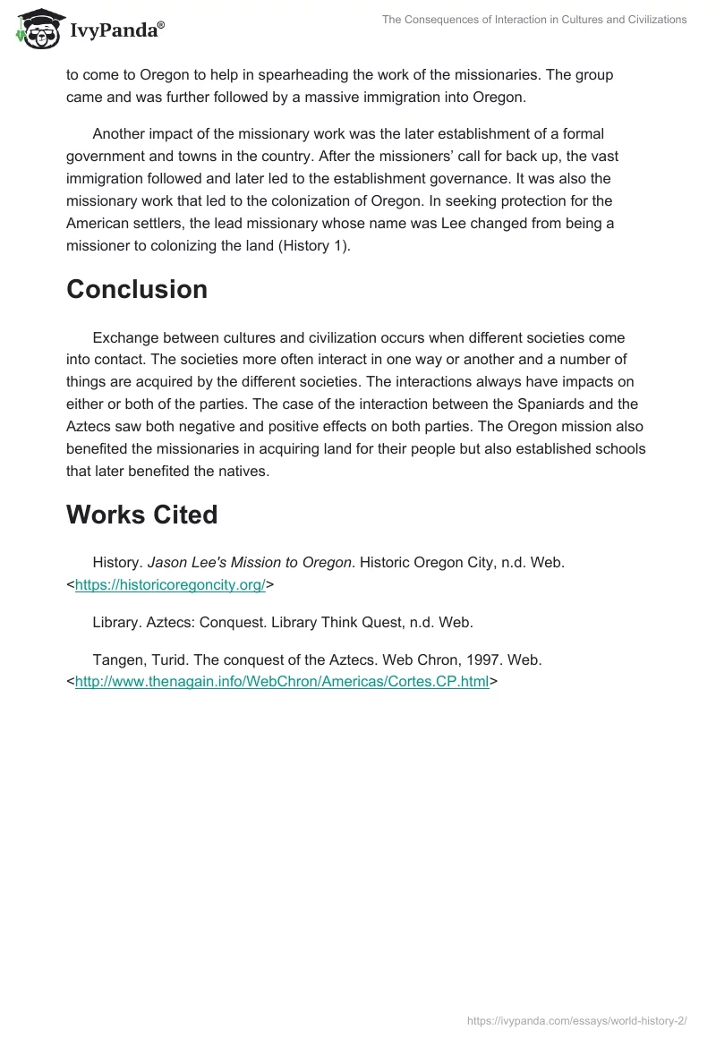 The Consequences of Interaction in Cultures and Civilizations. Page 3
